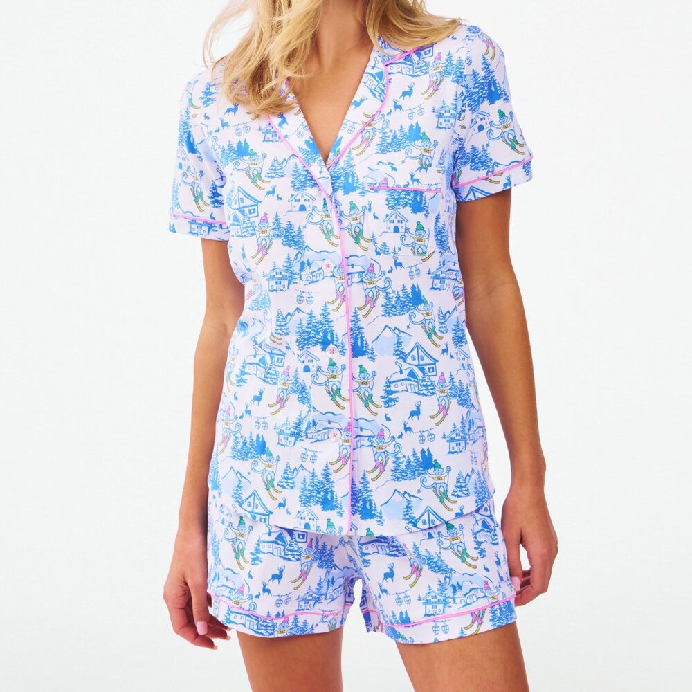 Ski Toile Polo Pajamas BRAND NEW!